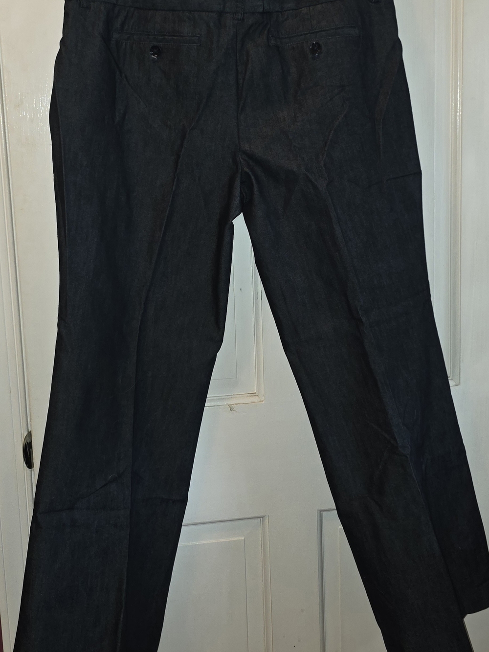 NWT Express Editor Jeans Womens Size14 Blue Denim Low Rise Flare Wide Waist Band